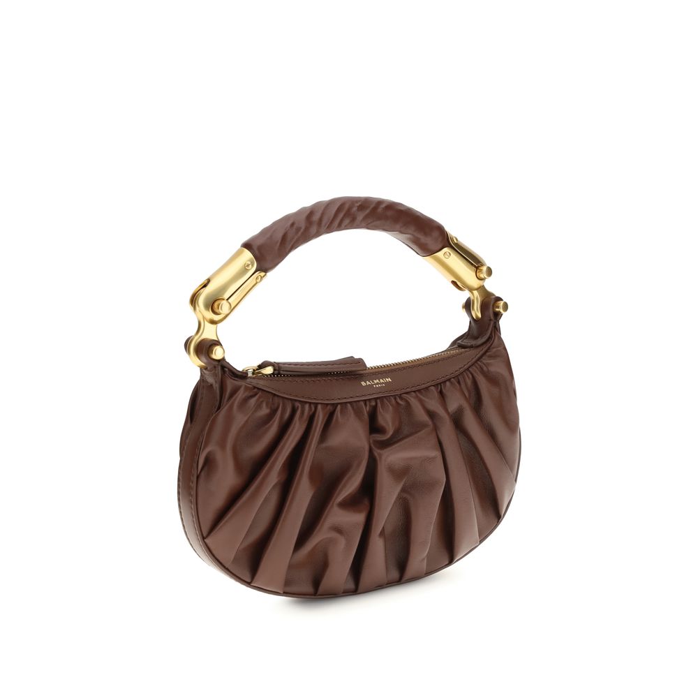Brown Suede Shoulder Bag