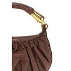 Brown Suede Shoulder Bag