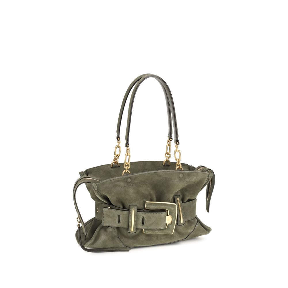 Multicolour Suede Handbag