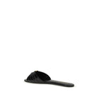 Saint Laurent Babylone Flat Sandals in Smooth Leather