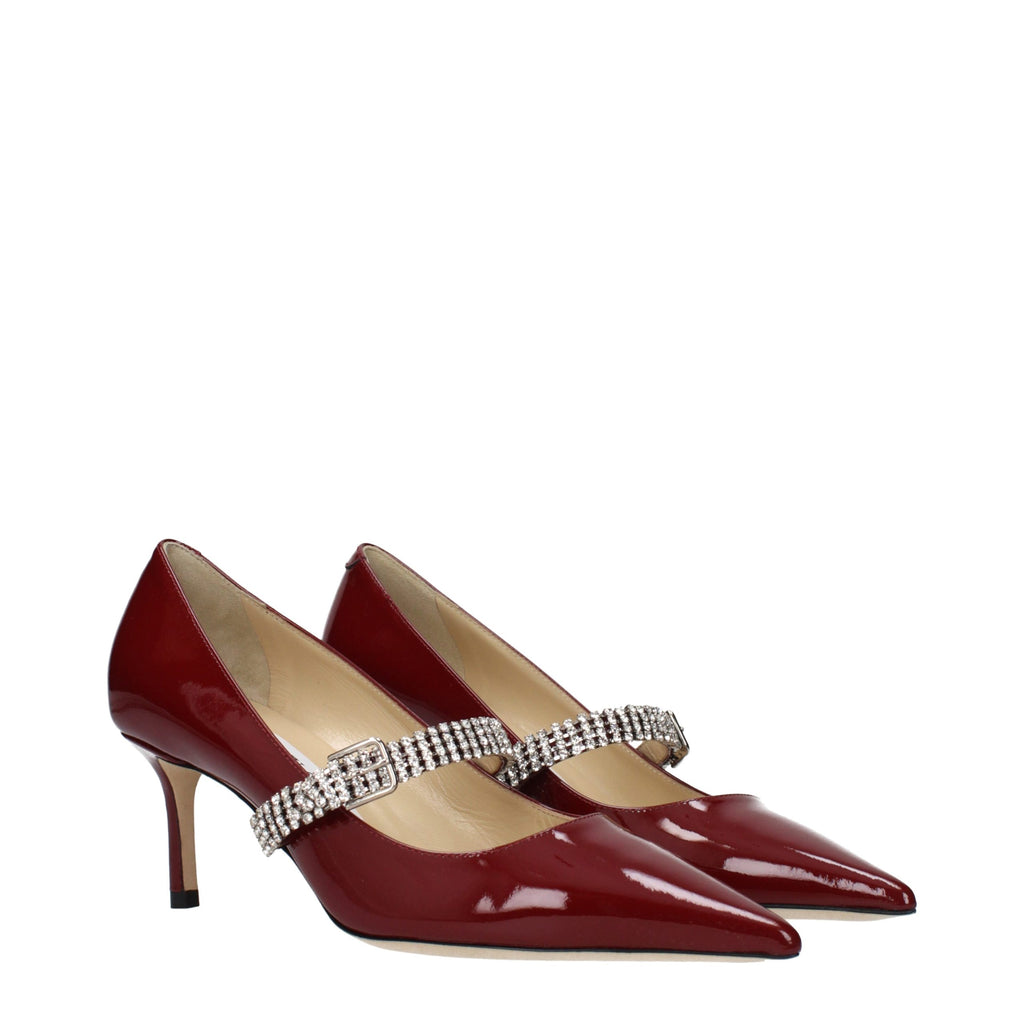 Red Leather Pumps