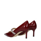 Red Leather Pumps