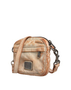 Logo Lambskin Shoulder Bag – Beige
