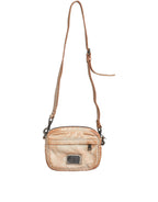 Logo Lambskin Shoulder Bag – Beige