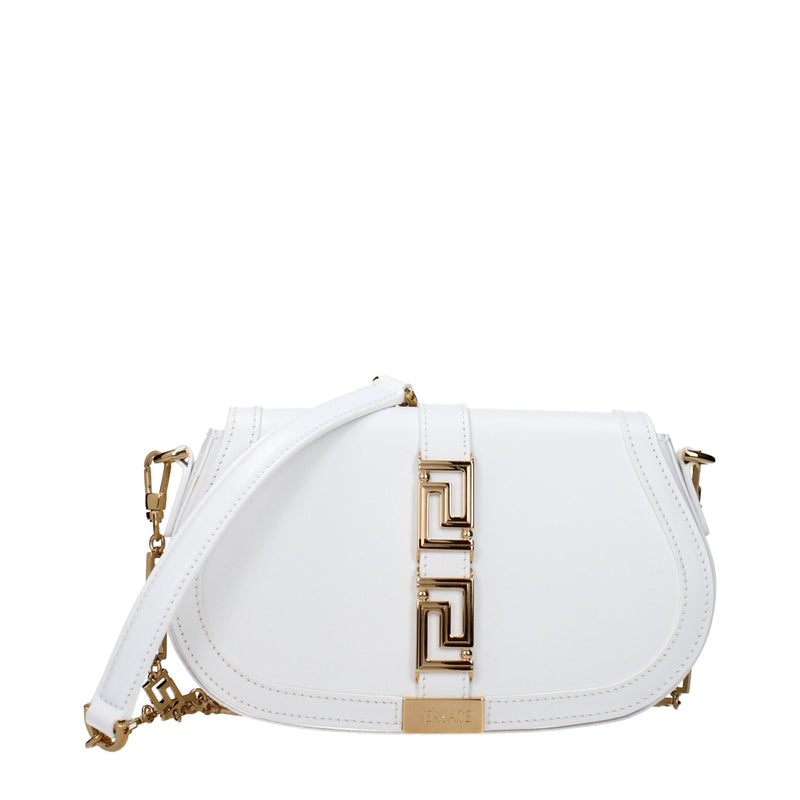 Versace Crossbody Bag in white Leather