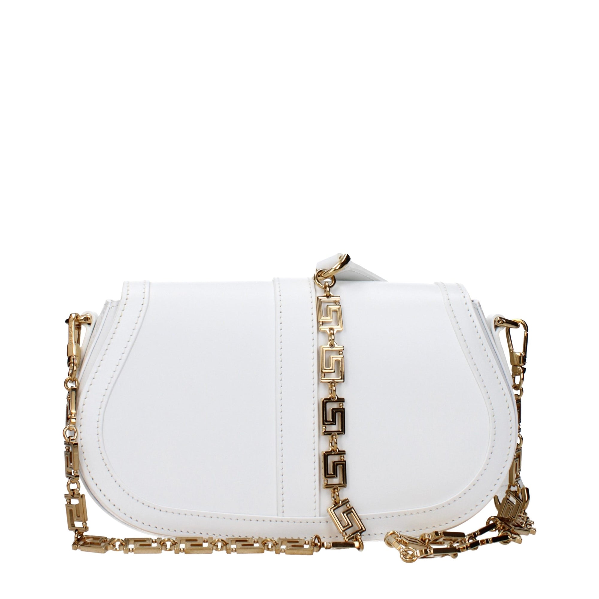 Versace Crossbody Bag in white Leather