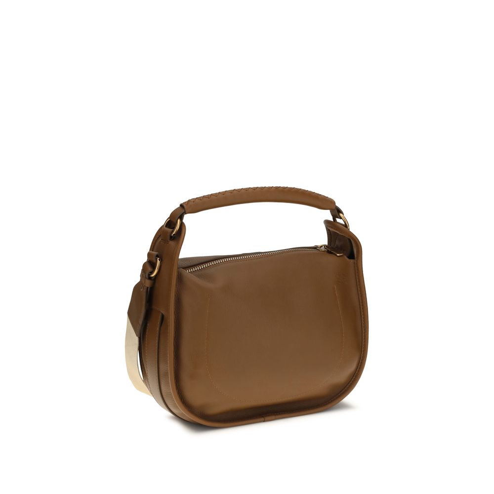 Brown Leather Shoulder Bag
