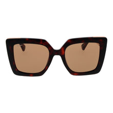Max Mara Plastic Sunglasses in Brown