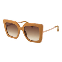 Max Mara Plastic Sunglasses in Brown
