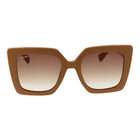 Max Mara Plastic Sunglasses in Brown