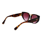 Lunettes de soleil en acétate Max Mara marron