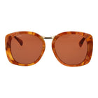 Lunettes de soleil en acétate Max Mara marron