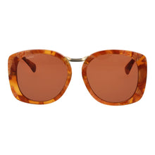 Lunettes de soleil en acétate Max Mara marron