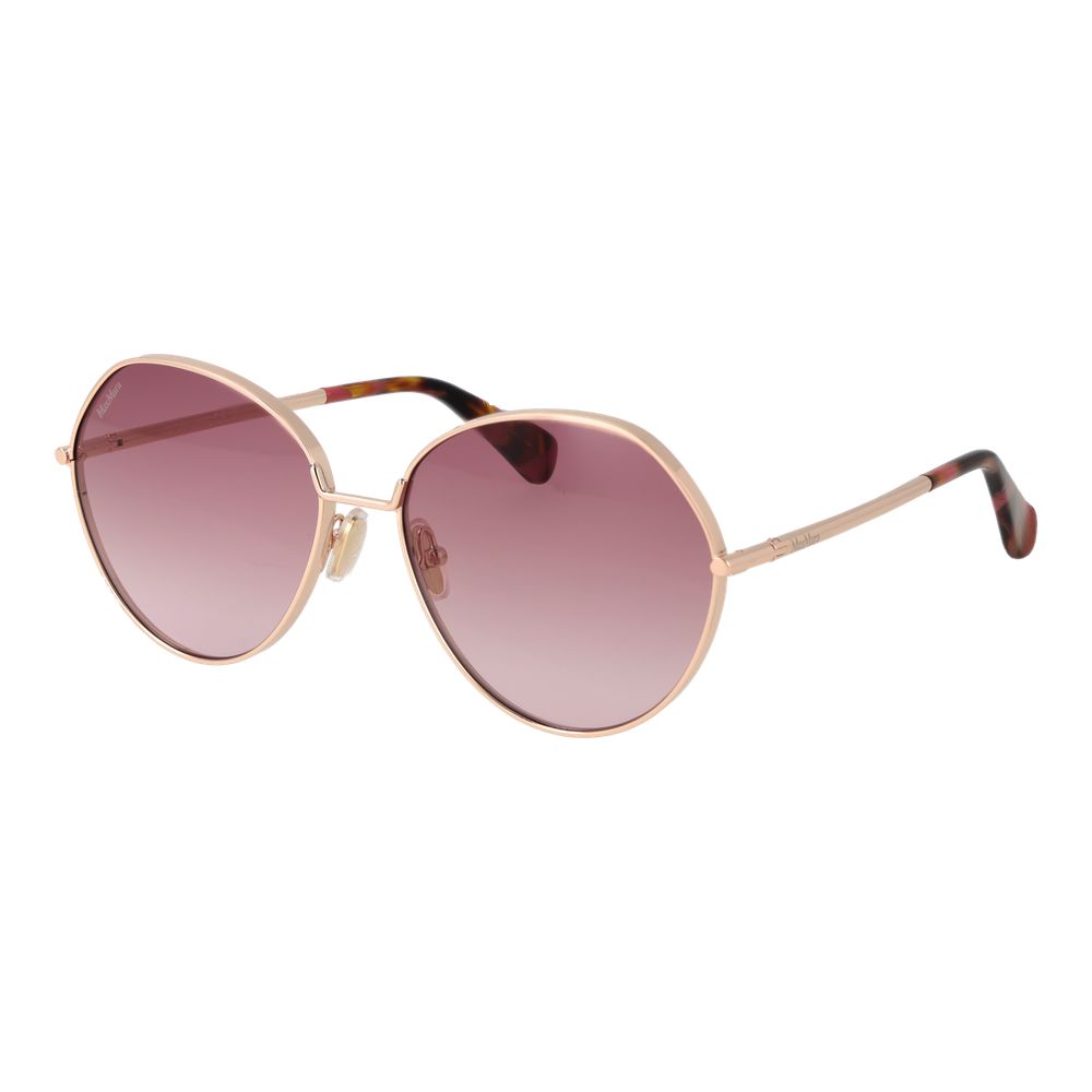 Max Mara Metal Sunglasses in Rose Gold