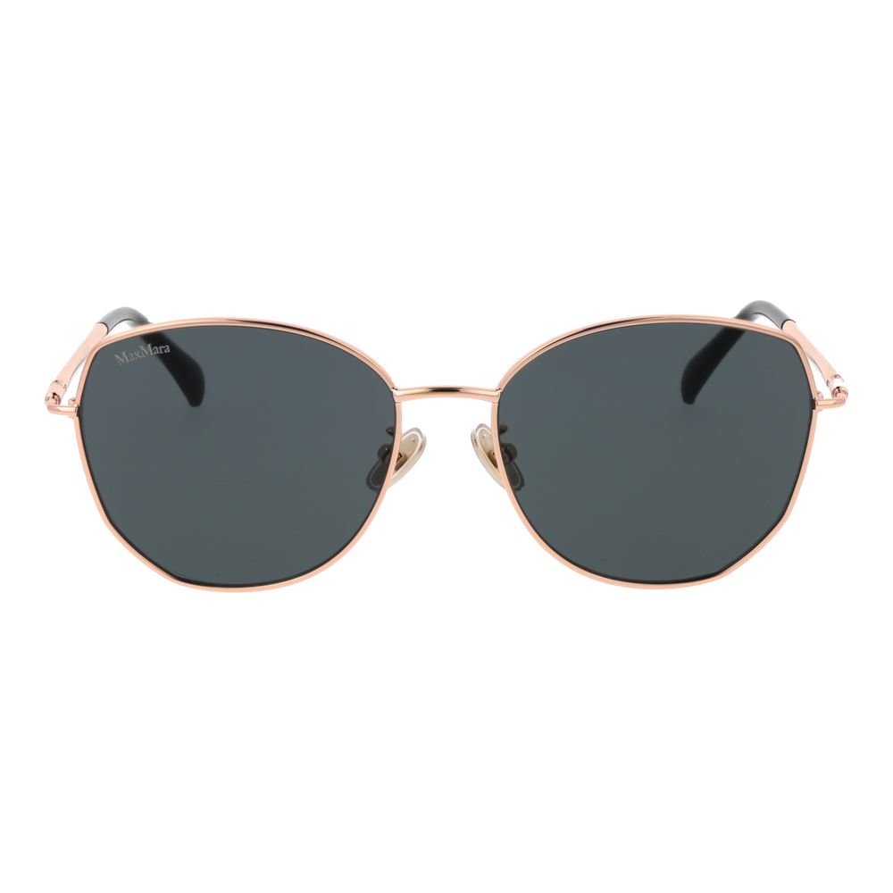 Max Mara Metal Sunglasses in Rose Gold