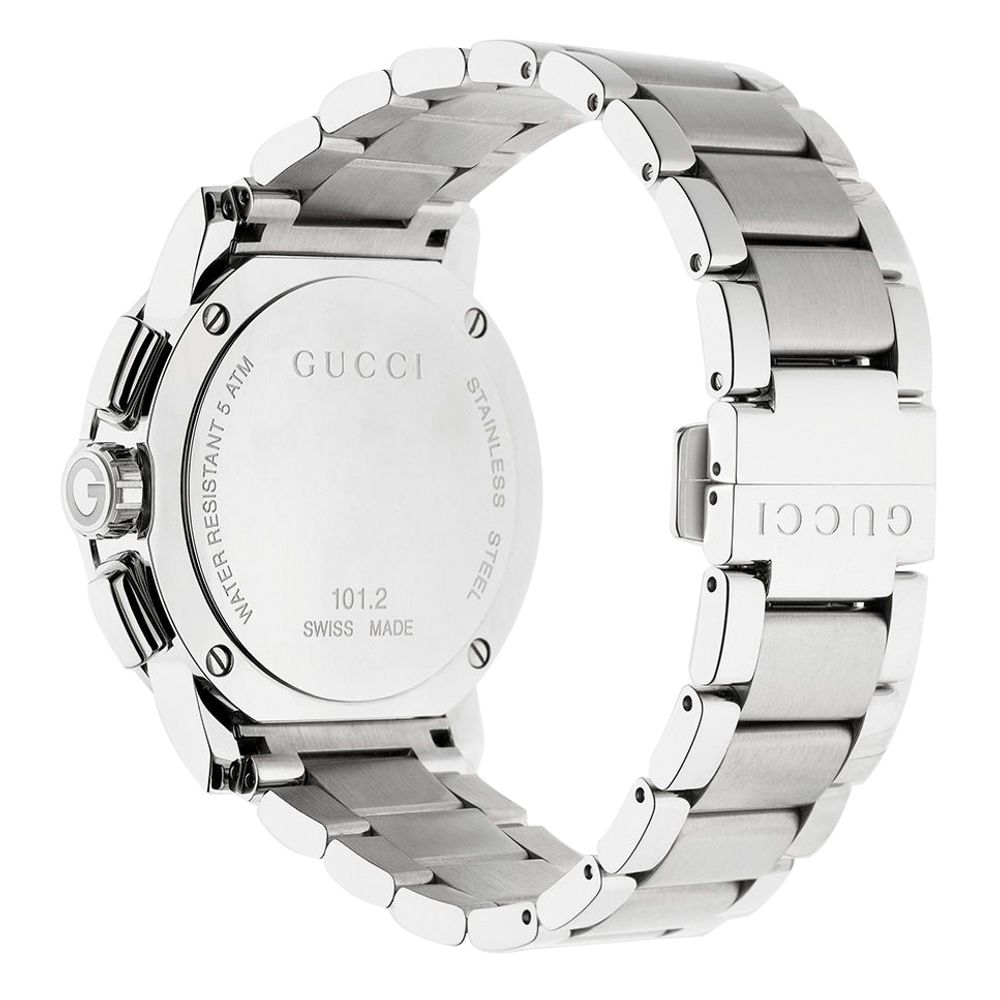 Montre habillée en acier inoxydable Gucci, grise