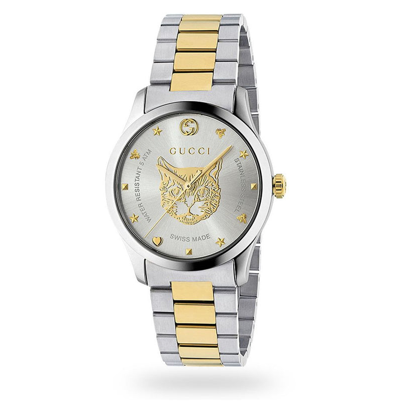 Gucci Stainless Steel Dress Watch in Silver