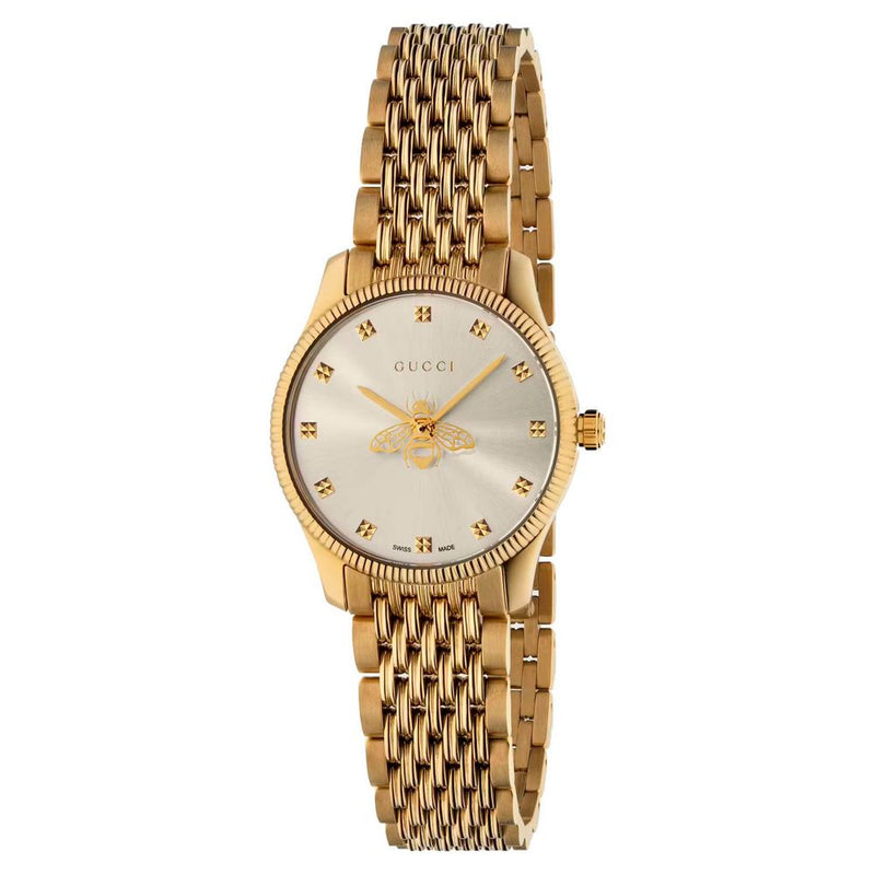 Gucci Stainless Steel Dress Watch in Gold