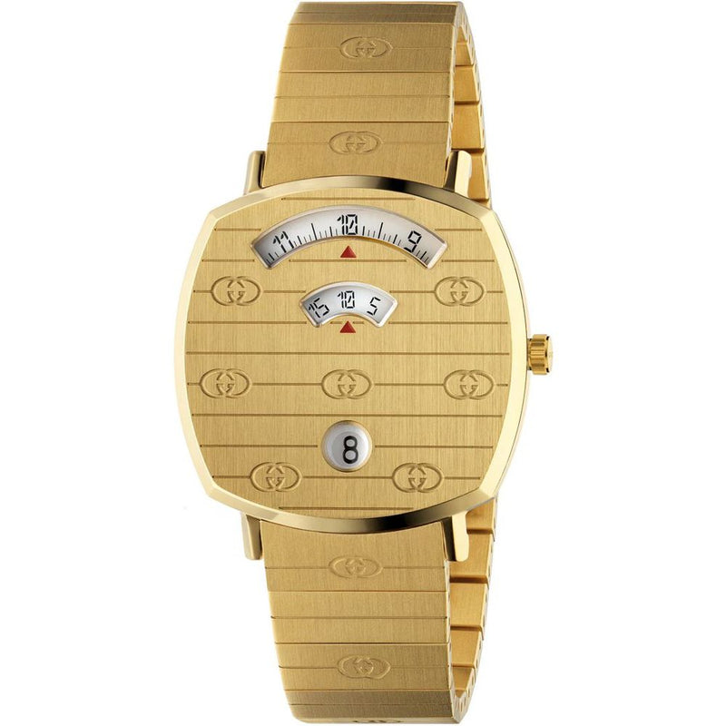 Gucci Stainless Steel Dress Watch in Gold