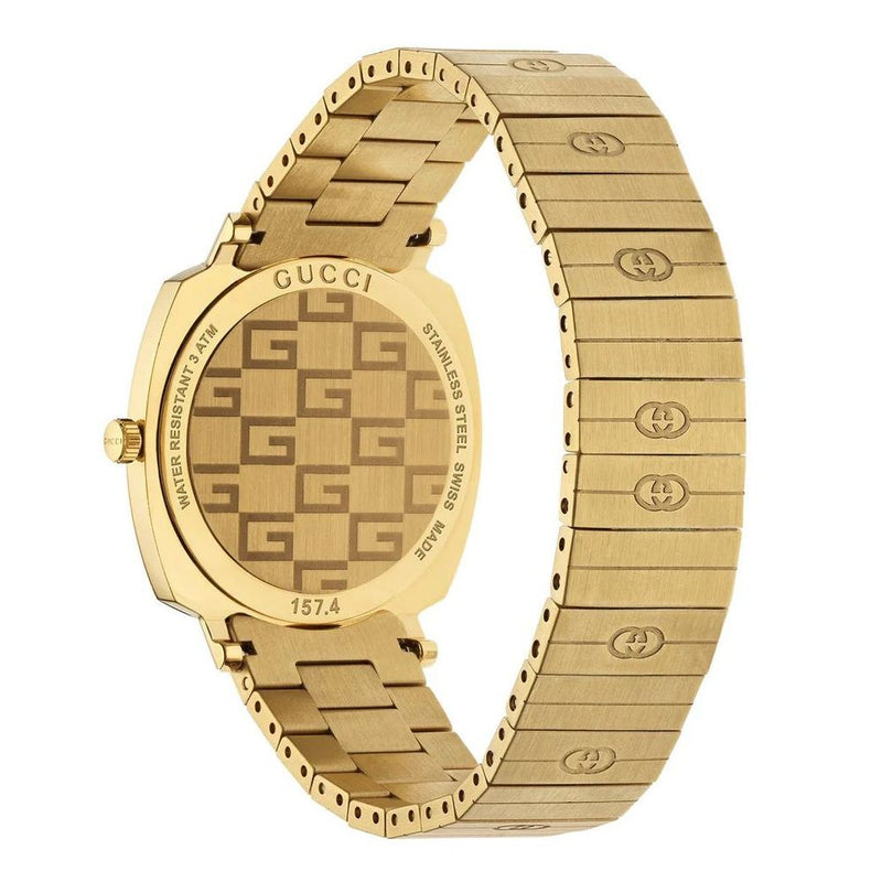 Gucci Stainless Steel Dress Watch in Gold