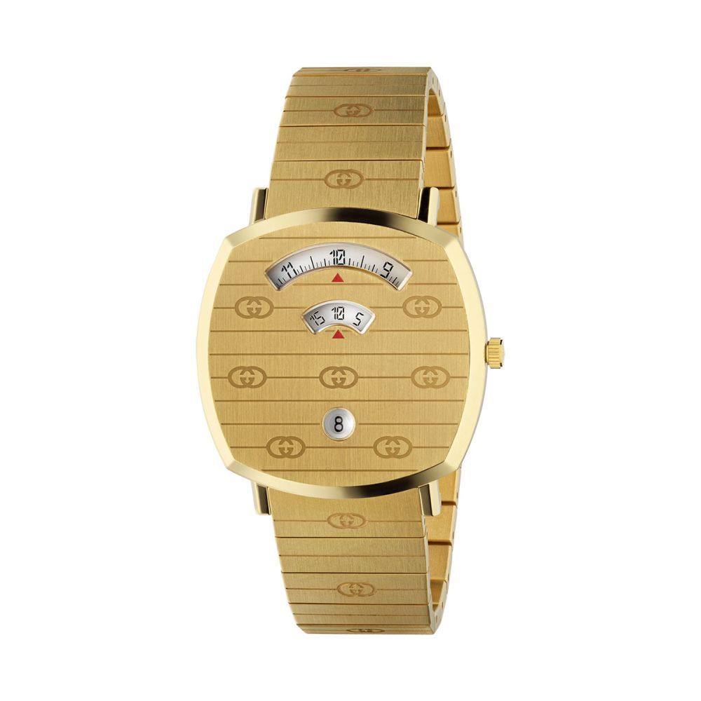 Gucci Stainless Steel Dress Watch in Gold