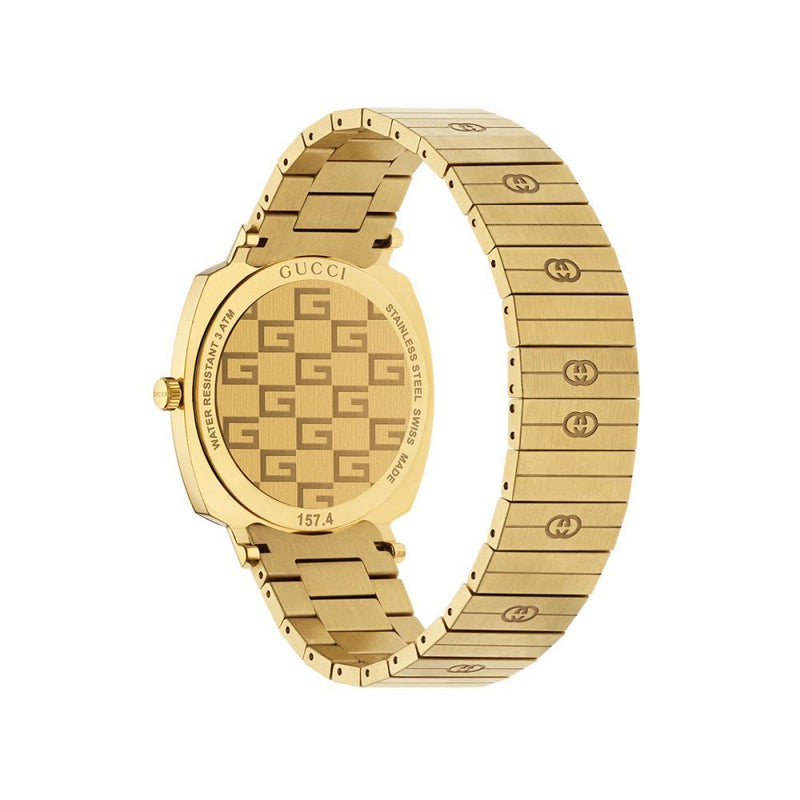 Gucci Stainless Steel Dress Watch in Gold
