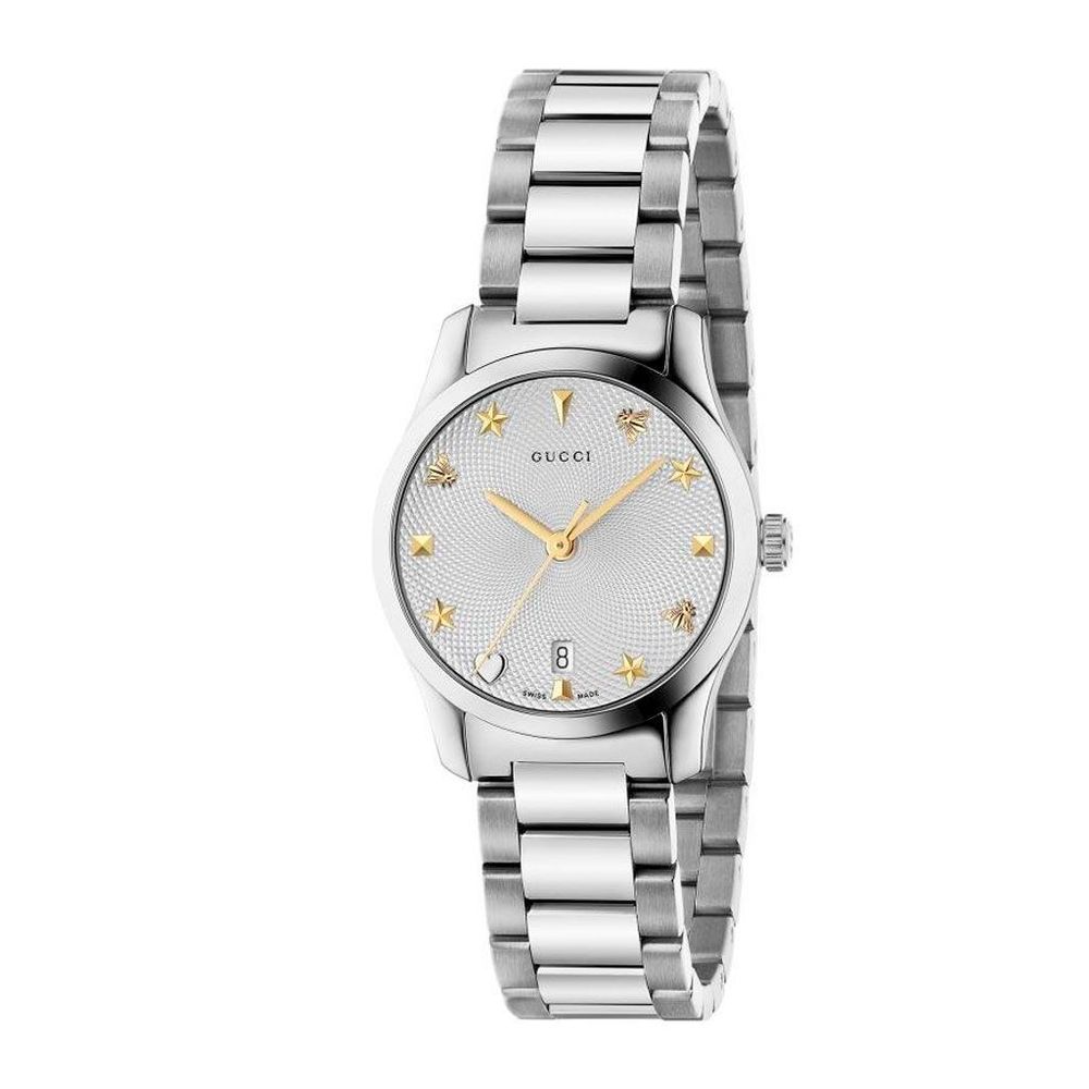 Gucci Stainless Steel Dress Watch in Gray