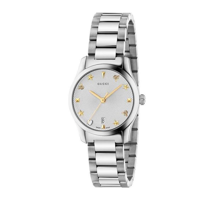 Gucci Stainless Steel Dress Watch in Gray