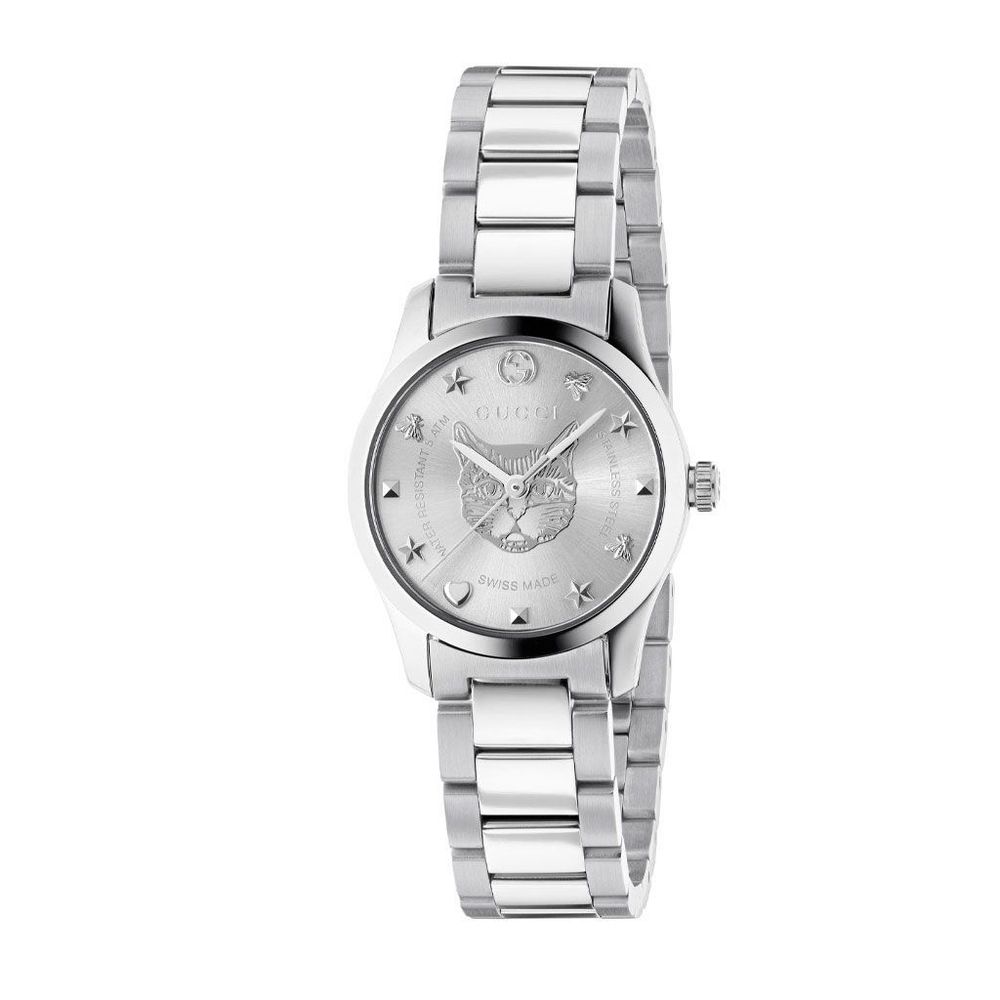 Gucci Stainless Steel Dress Watch in Gray