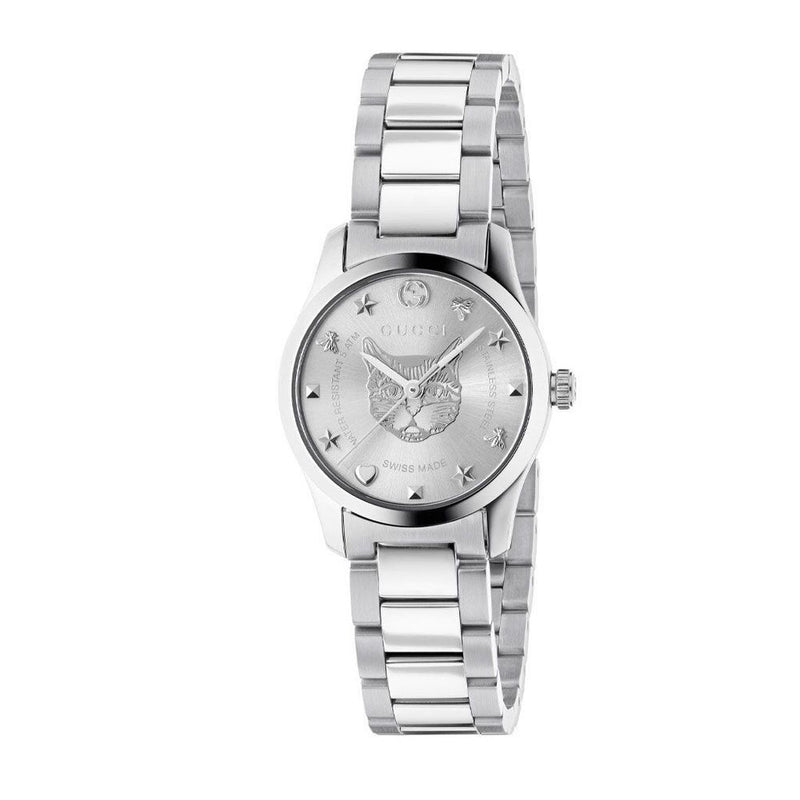 Gucci Stainless Steel Dress Watch in Gray