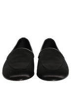 Black Leather Loafers