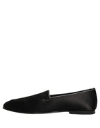 Black Leather Loafers