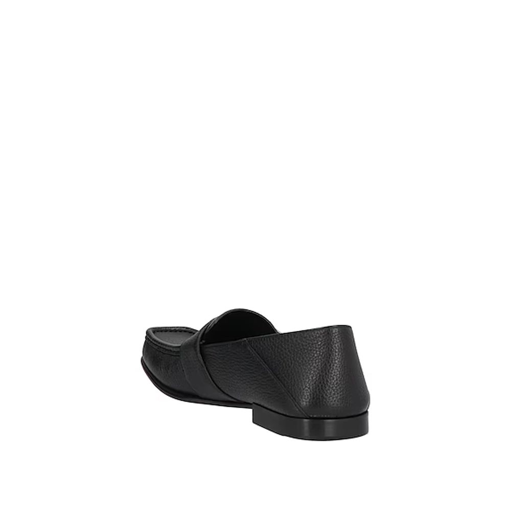 Black Leather Loafers
