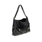 Voyou Leather Handbag – Black