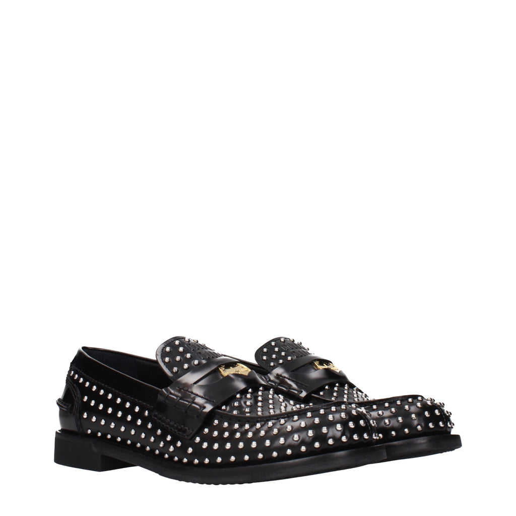 Leather Loafers – Black