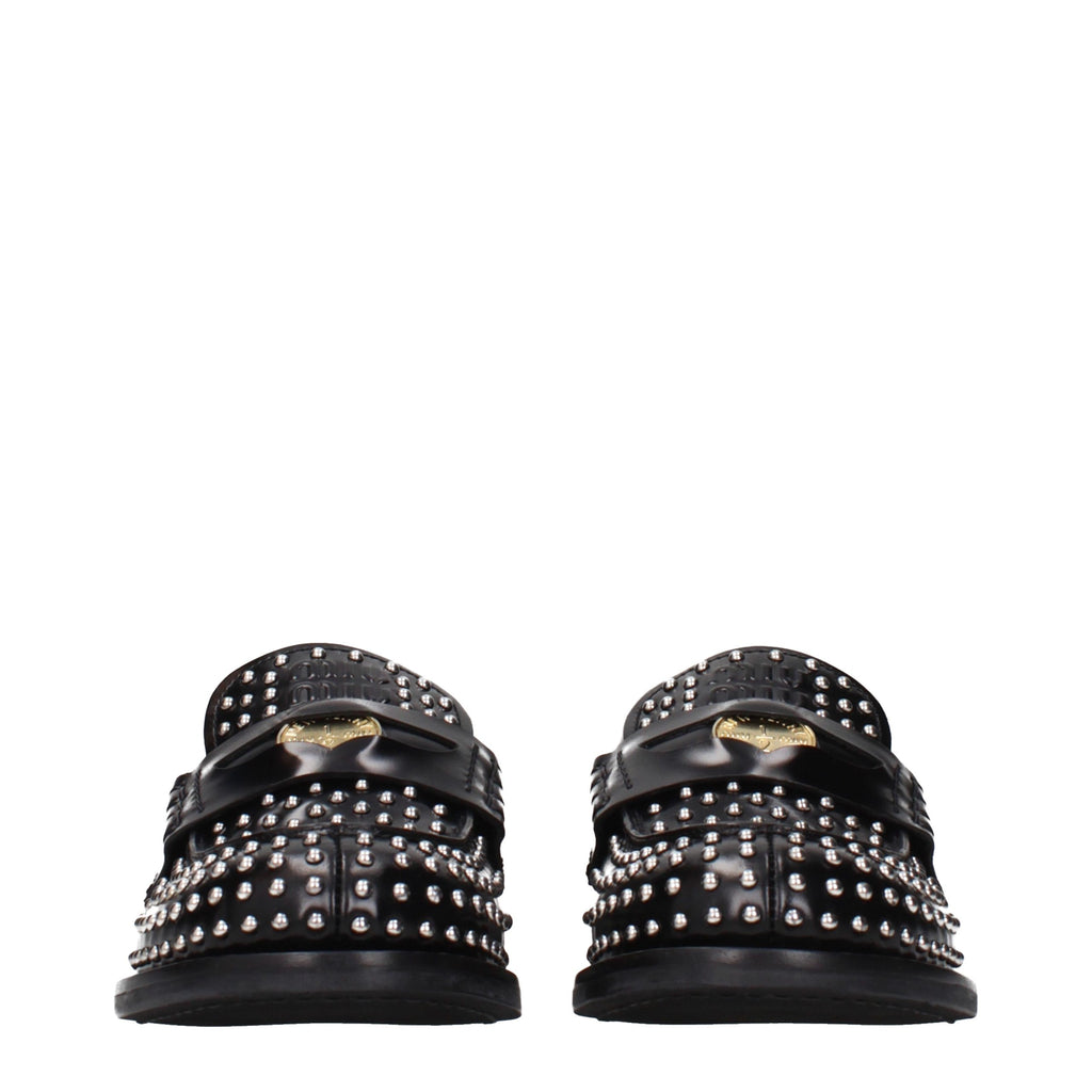Leather Loafers – Black