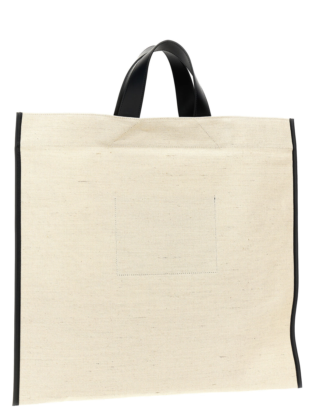 White and Black Tote Bag