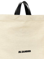 White and Black Tote Bag