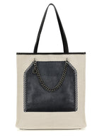 Multicolor Cotton Tote Bag