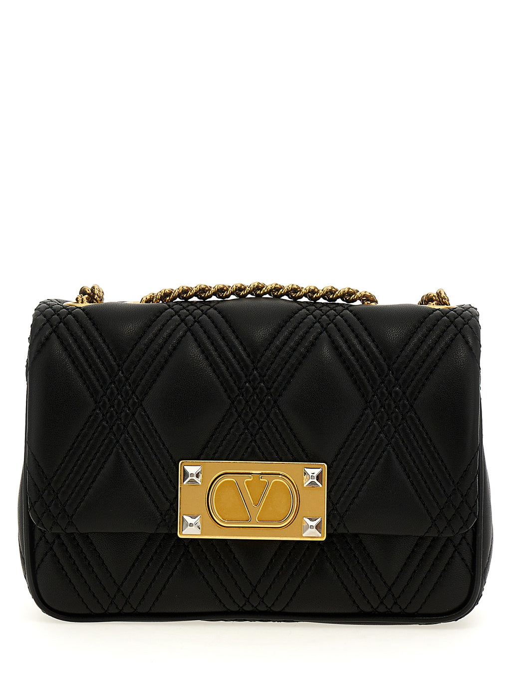 Black Leather Shoulder Bag