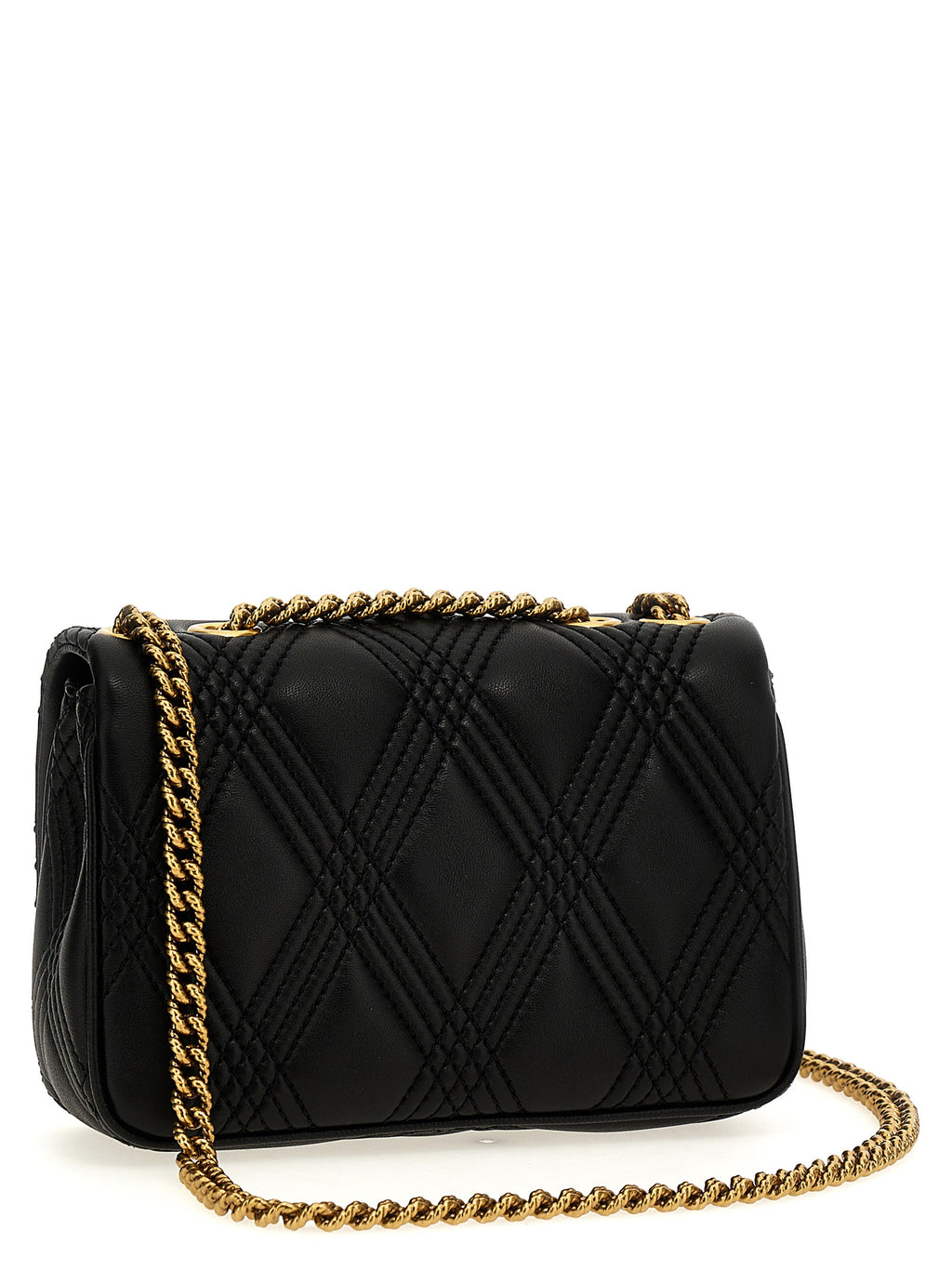 Black Leather Shoulder Bag