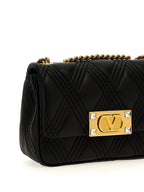 Black Leather Shoulder Bag