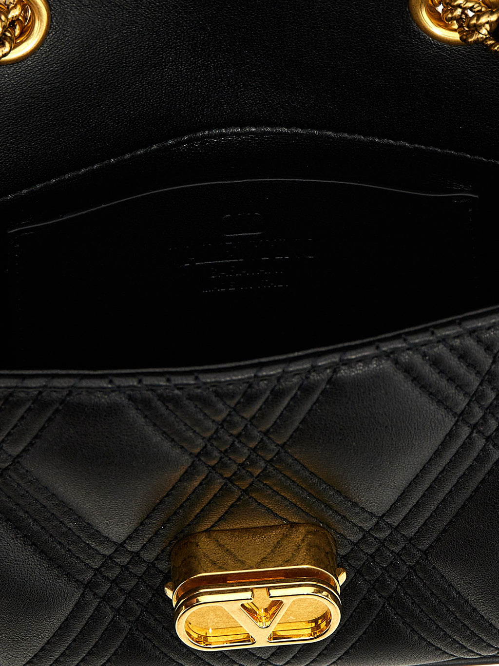 Black Leather Shoulder Bag