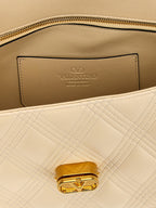 White Leather Shoulder Bag