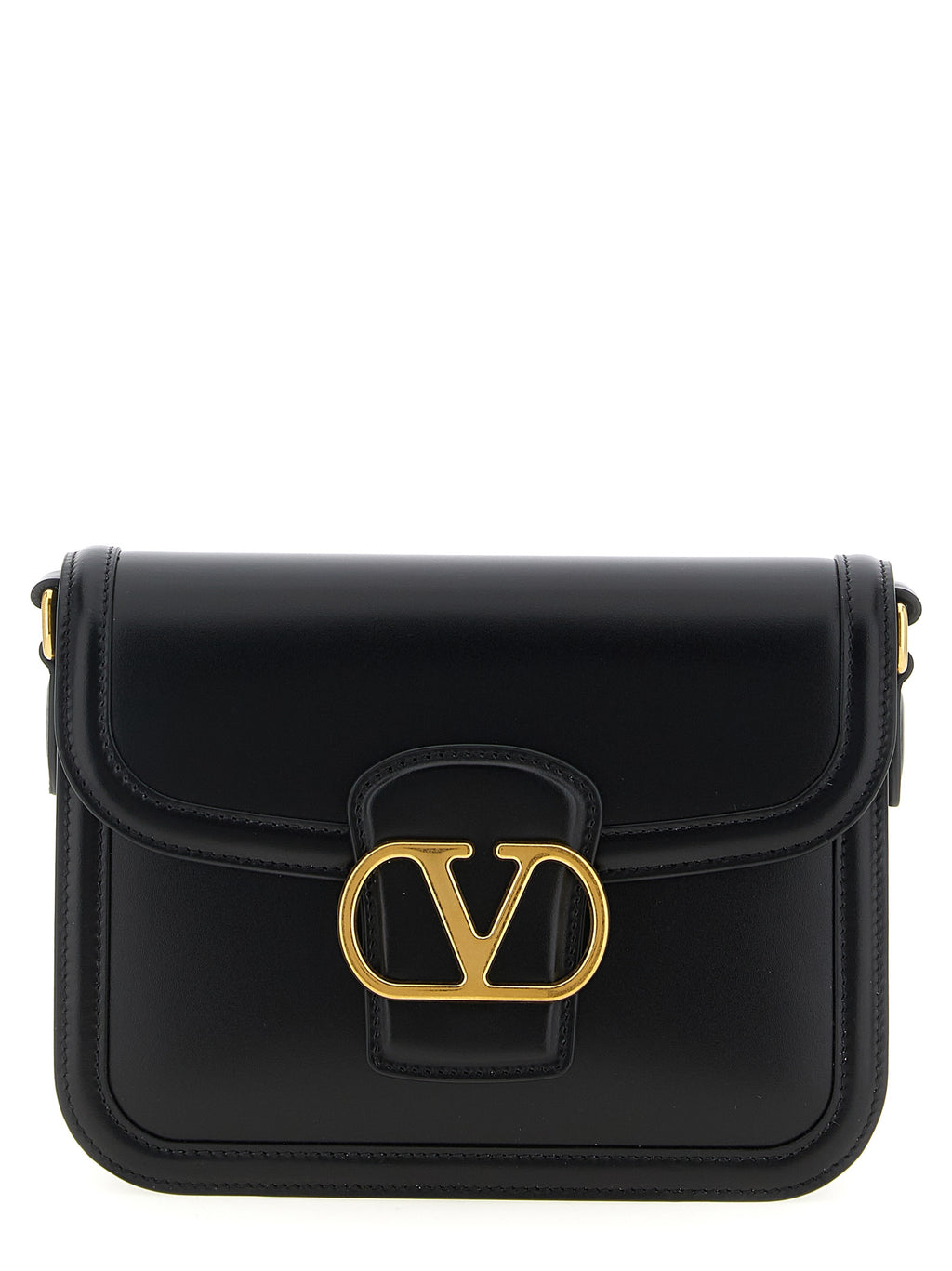 Black Leather Crossbody Bag