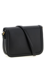 Black Leather Crossbody Bag