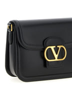 Black Leather Crossbody Bag