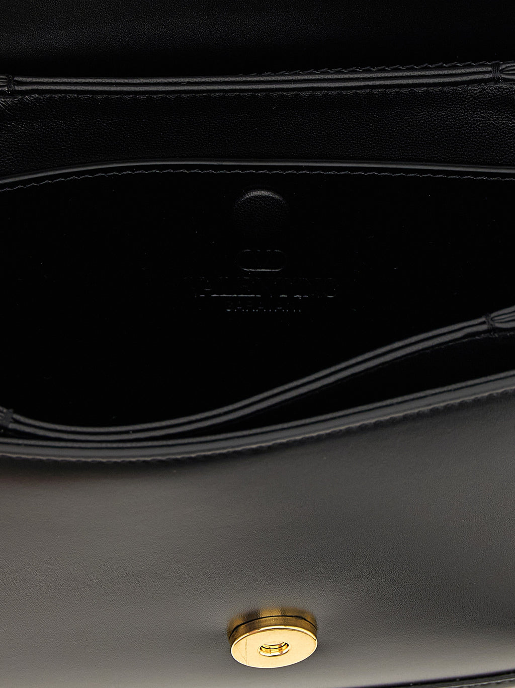Black Leather Crossbody Bag