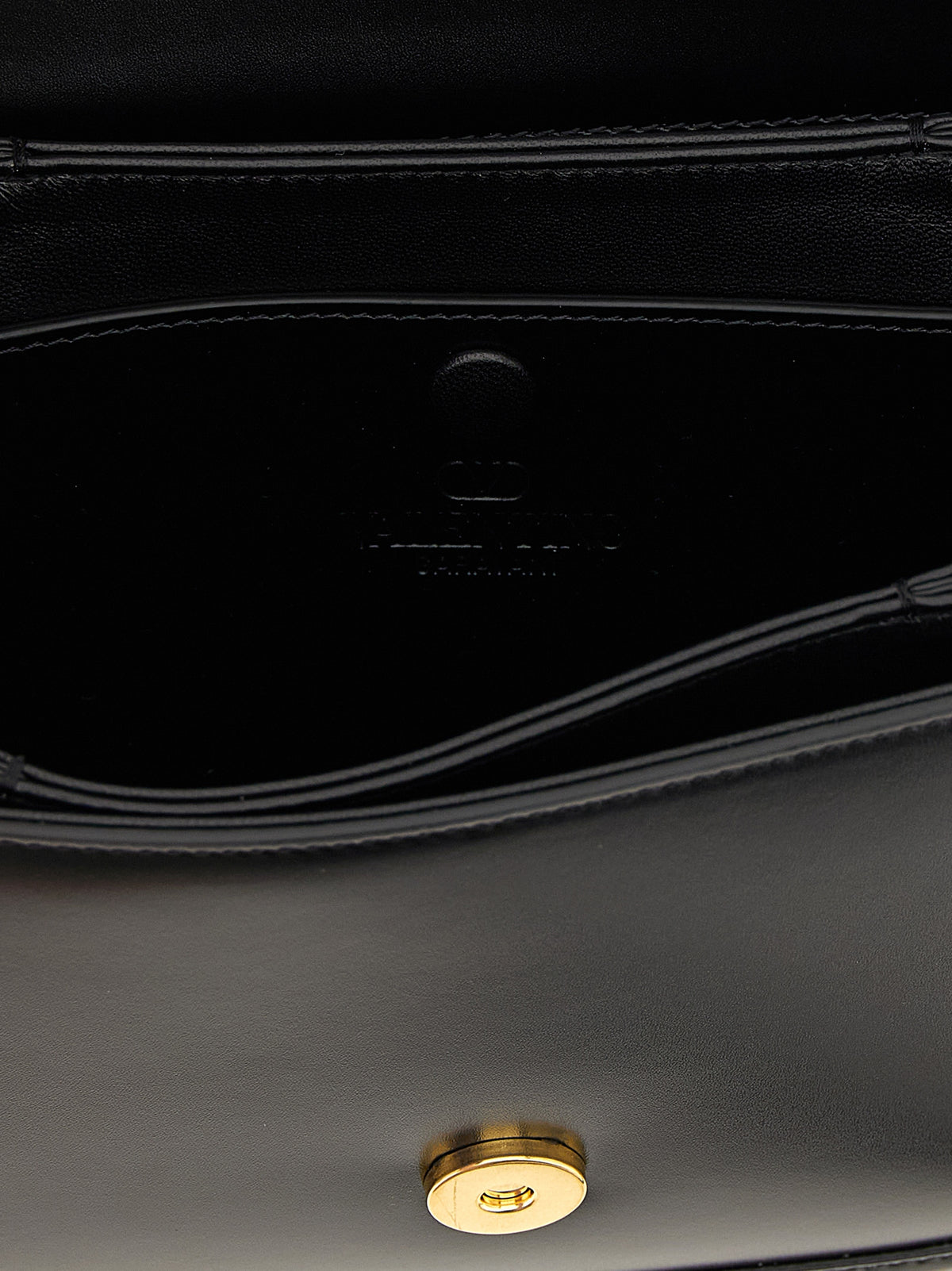 Black Leather Crossbody Bag