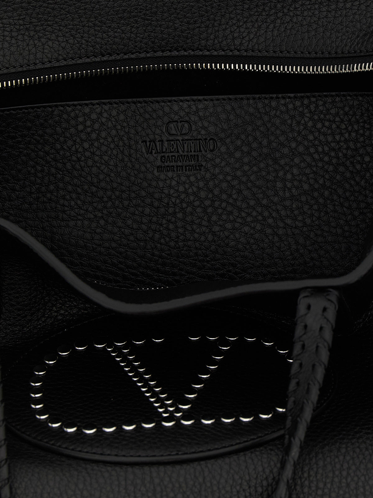 Black Leather Tote Bag